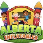 Alberta Inflatables logo - bounce house and party rentals in Edmonton and surrounding areas