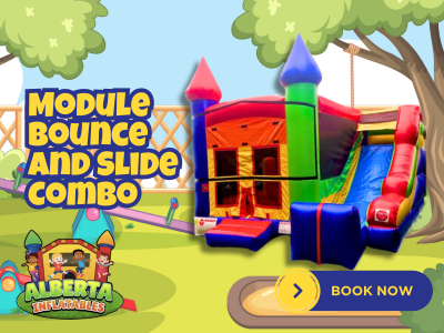 Inflatable bouncy castle for birthday party Sherwood Park